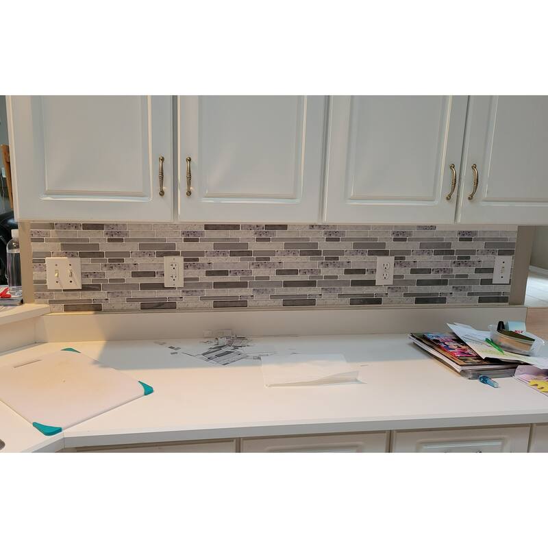 Art3d Peel and Stick Brick Kitchen Backsplash SelfAdhesive Wall Tile
